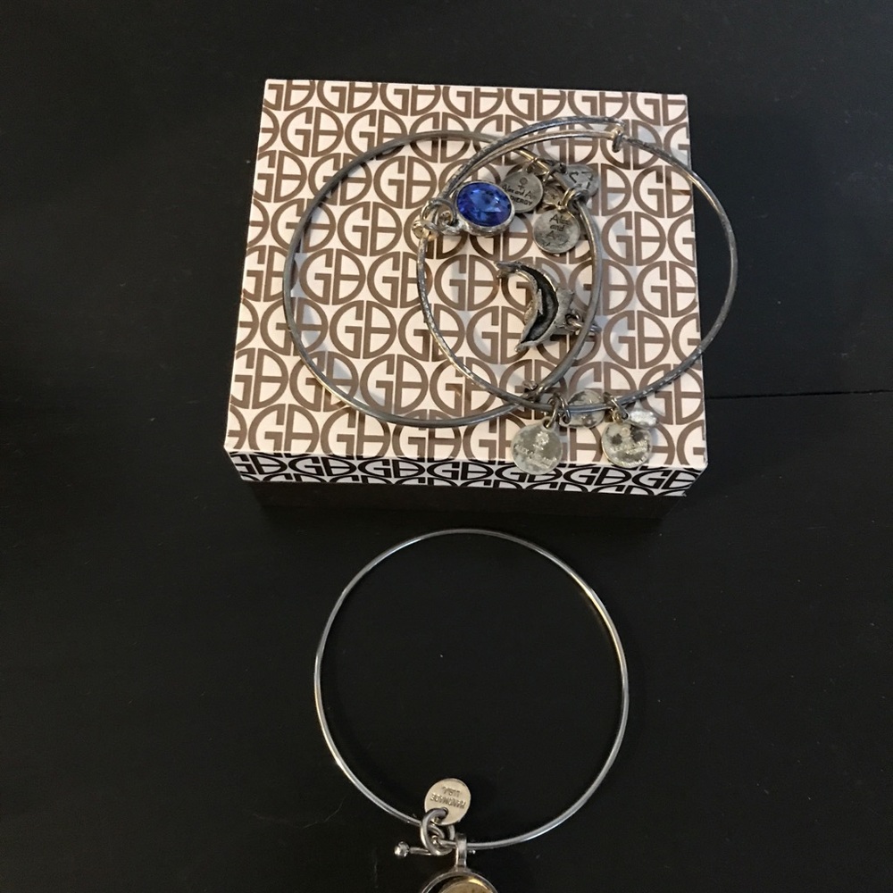3 Alex and Ani Bracelets